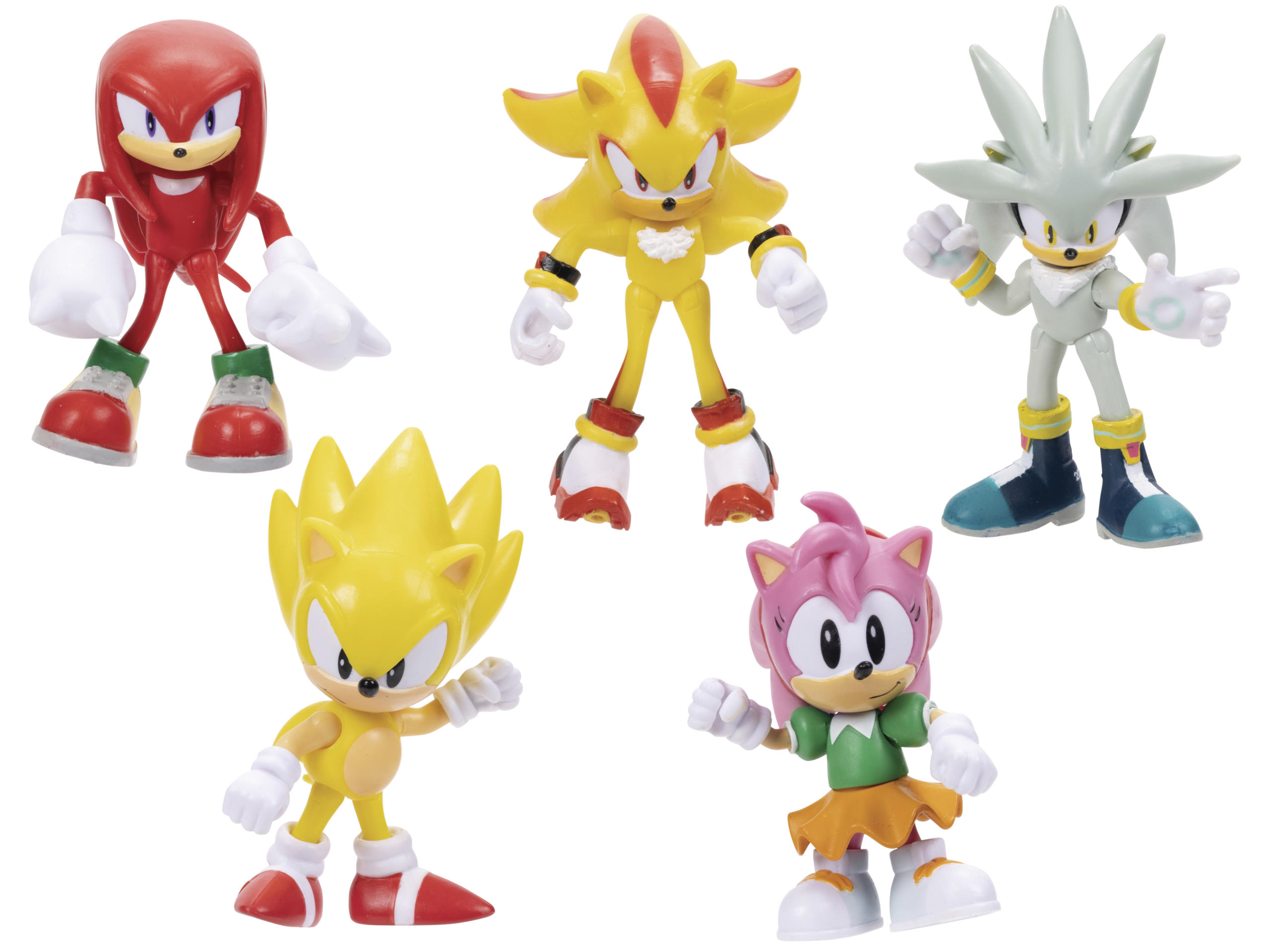 Mini Figura - Colecionavel - Sonic The Hedgehog - Super Sonic - 6.3 cm -  Candide